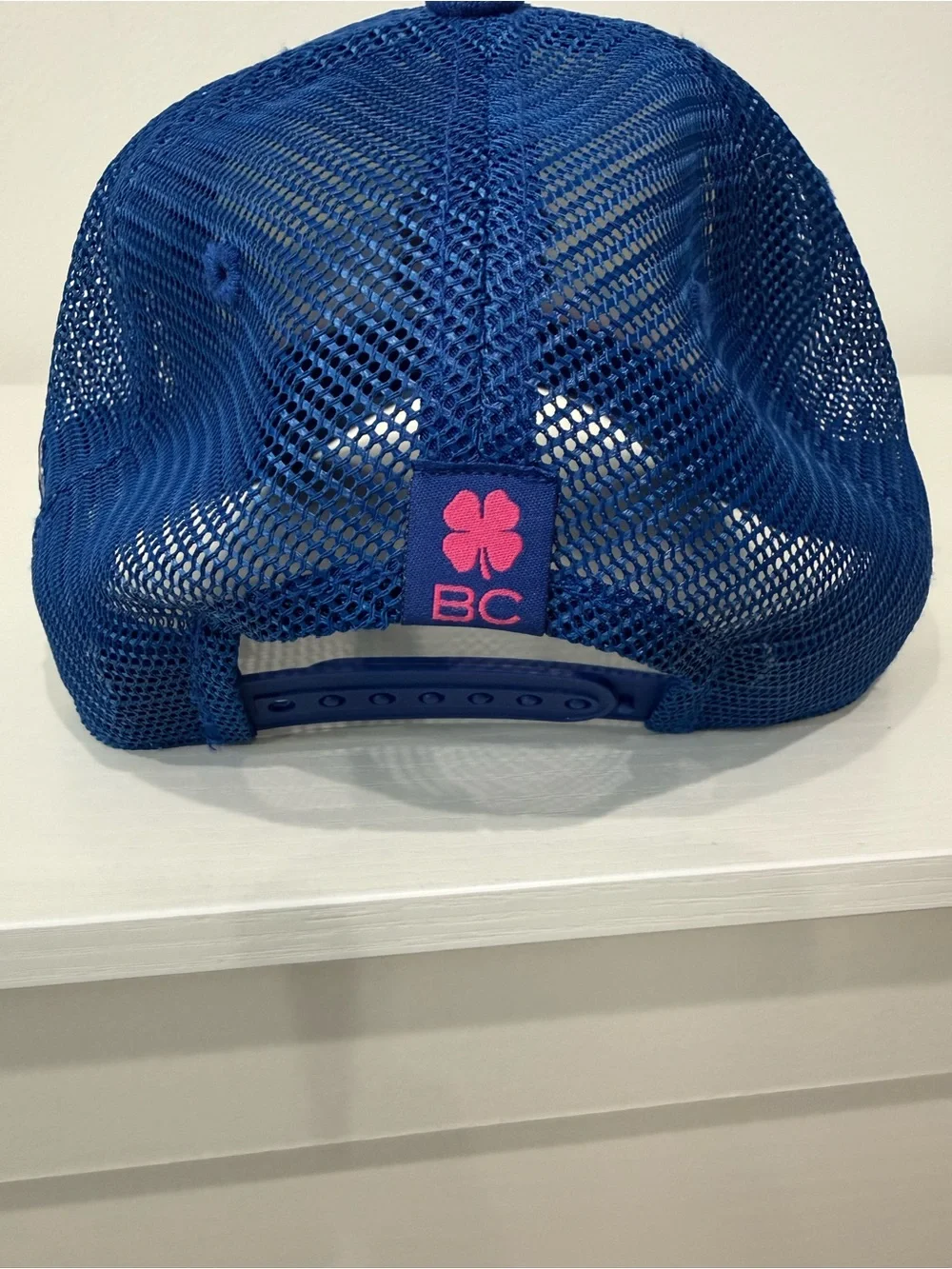 Black clover Blue Tie-Dye Clover Patch Baseball hat